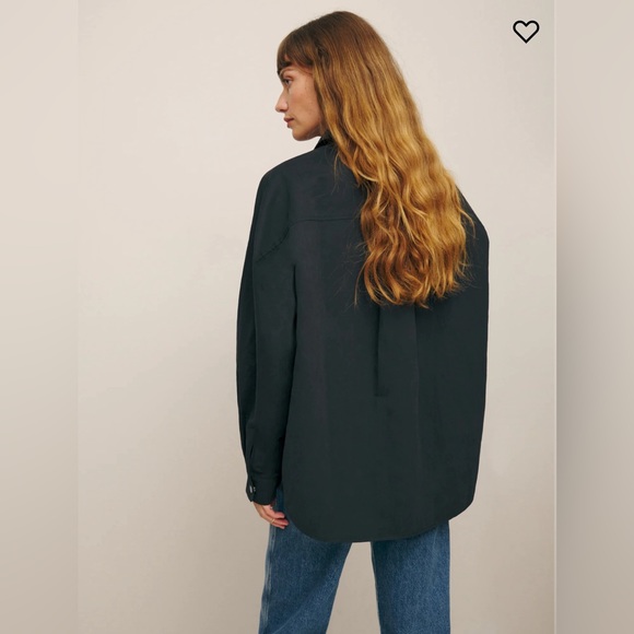 Reformation Layne Jacket | black 🎉NWT🎀 - Picture 3 of 8